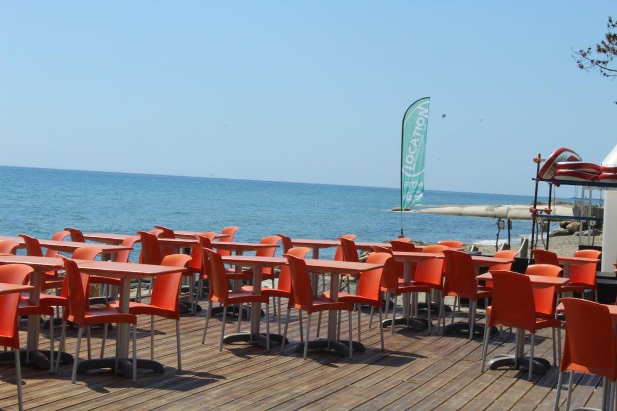 Bord de mer, pieds dans l'eau, vue panoramique Βίλα San-Nicolao Εξωτερικό φωτογραφία